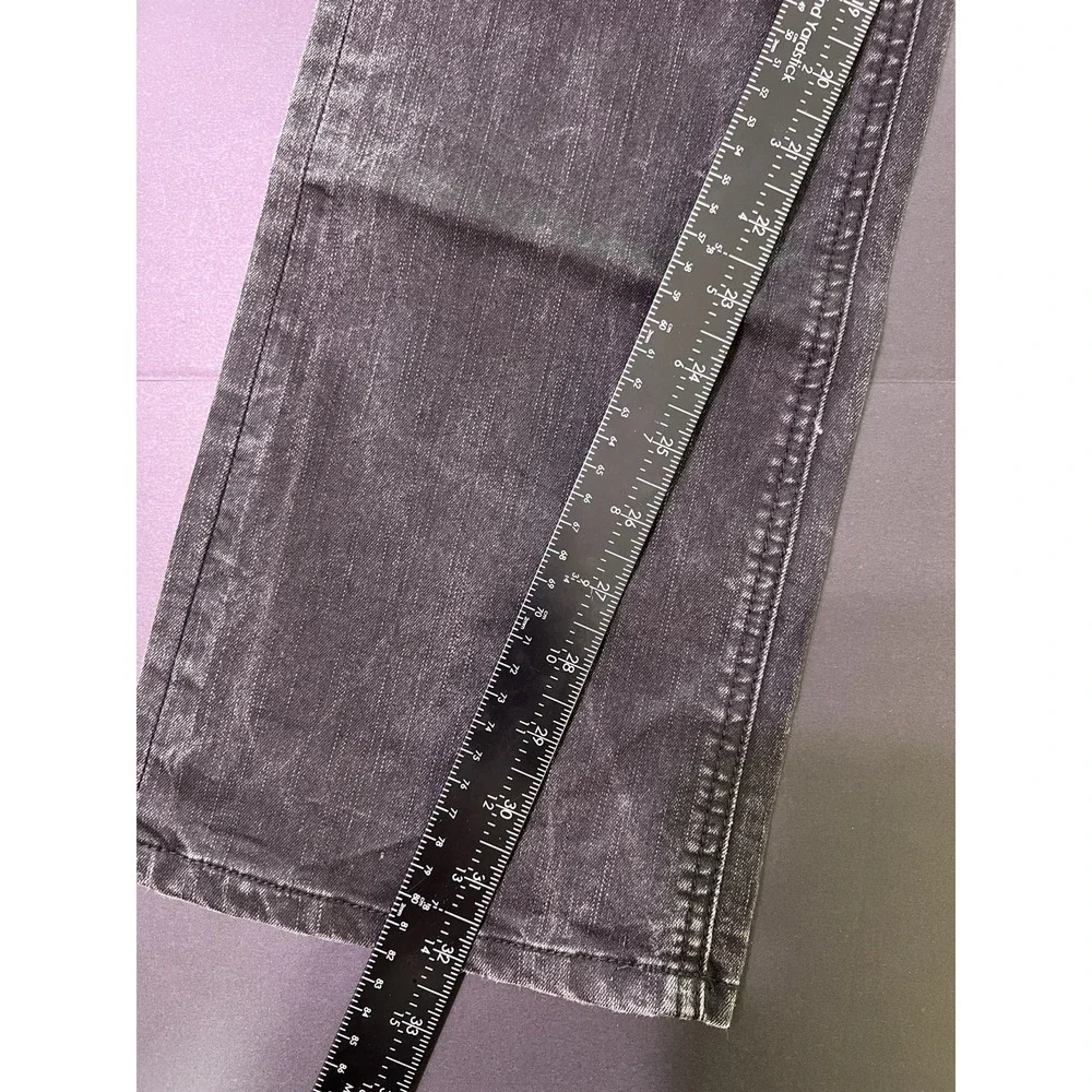 New York & Company Low Rise Bootcut Jeans Women's Size 8 Stretch Fit Y2K Black